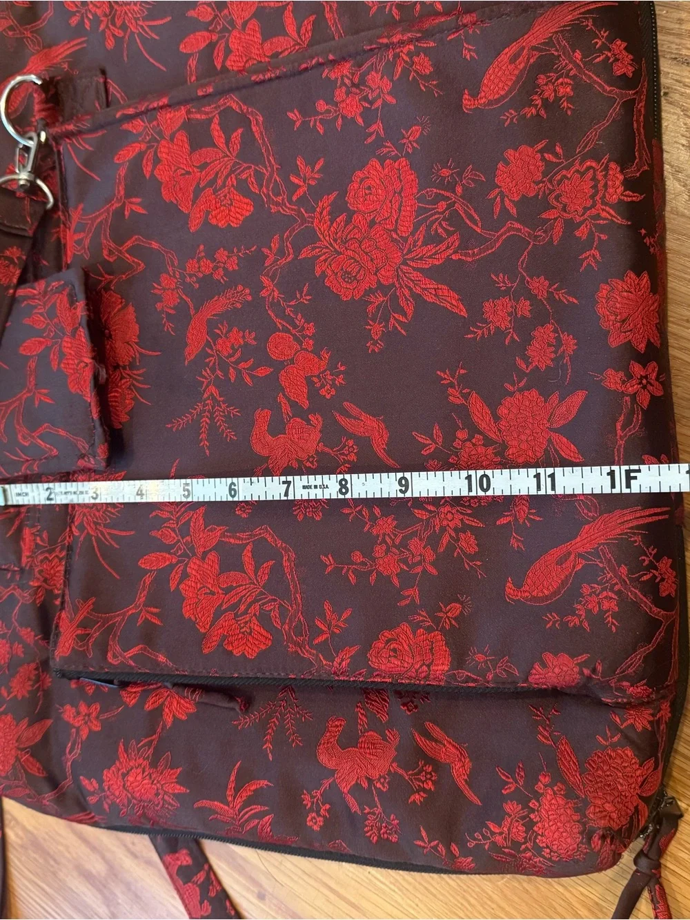 Asian Inspired/Brocade Laptop/Messenger Bag